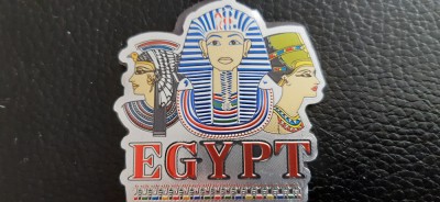 XG Magnet frigider - tematica turistica - Egipt- Zei si faraoni (metalizat) foto