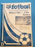 Program meci fotbal DUNAREA CSU GALATI - CSM SUCEAVA (15.06.1986)