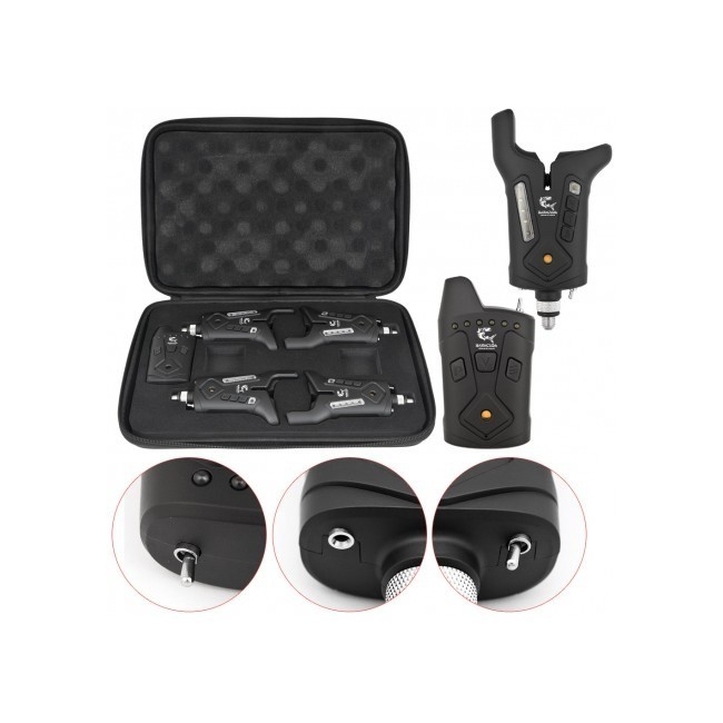 Set Avertizoare Feeder Baracuda 4+1 RF2198