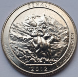 25 cents / quarter 2012 SUA, Denali, Alaska, litera D