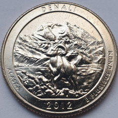 25 cents / quarter 2012 SUA, Denali, Alaska, litera D