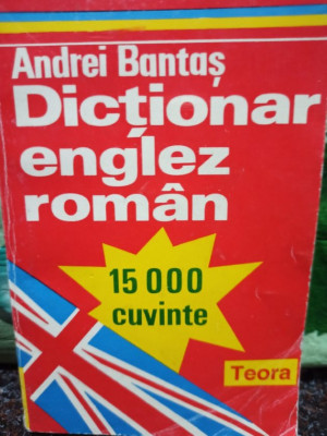 Andrei Bantas - Dictionar englez - roman (1997) foto