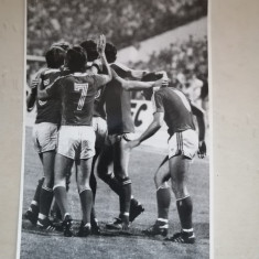 Fotbal: Romania - Suedia 2-0 - fotografie de presa 8 septembrie 1982