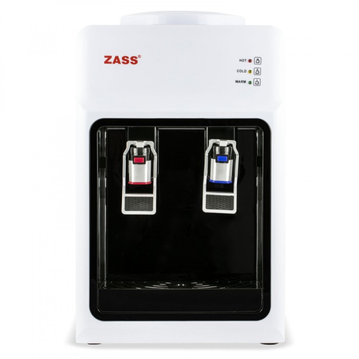Dozator de apa calda rece pentru birou, Zass ZTWD 13C cu compresor, pentru bidoane de 11L si 19L - NOU