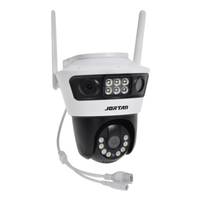 Camera de supraveghere tripla JORTAN6 cu Wi-Fi si pe cablu retea RJ45 foto