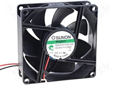 Ventilator 80x80x25mm 48Vdc Sunon PE80254V1-000U-A99 foto