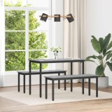 vidaXL bancă Gri Sonoma 110 x 35 x 45 cm Lemn compozit 892599