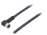 Cablu de conectare M8 unghi 10m IP69K 30VAC 4A