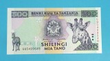 Bancnotă Tanzania (pick 30) 500 Shillings 1997 UNC serie: GQ5499549