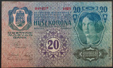 Cumpara ieftin Bancnota istorica 20 COROANE - AUSTRO-UNGARIA (AUSTRIA), anul 1913 * cod 189
