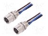 Conector M8, 4 pini, clasa etanseitate IP67, TE Connectivity - T4073014041-001