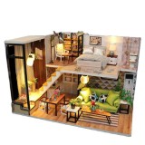 Puzzle 3D, Casa de papusi in miniatura DIY, New Arrival, 26x20x17cm