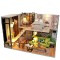 Puzzle 3D, Casa de papusi in miniatura DIY, New Arrival, 26x20x17cm