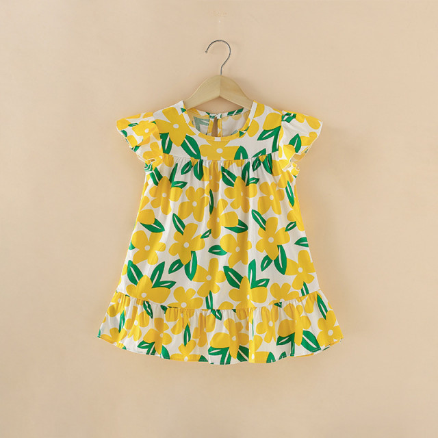 Rochita pentru fetite - Yellow flowers (Marime Disponibila: 5 ani)