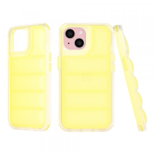 Husa pentru Apple iPhone 15, Techsuit, Wave Shield, Galbena