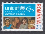ROMANIA 2006 LP 1751 UNICEF 60 ANI SERIE MNH