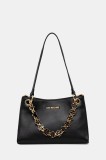 Love Moschino poseta de piele culoarea negru, JC4073PP1