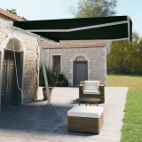 Cumpara ieftin Copertină autonomă retractabilă manual, antracit, 400x350 cm