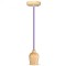 Pendul tavan soclu E27 lemn- violet