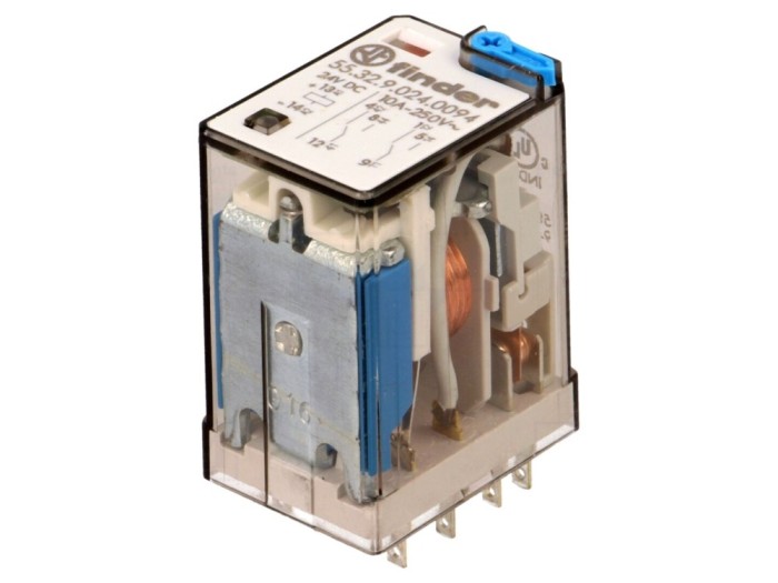 Releu electromagnetic 24V DC 10A