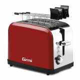 Prajitor de paine Toaster Girmi TP56, 770-920W, 6 niveluri, rosu