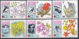 DB1 Ras al Khaima Olimpiada Sapporo Flori 6 v. MNH, Nestampilat