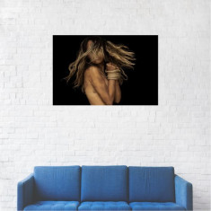 Tablou Canvas, Femeie blonda legata cu sfoara - 80 x 120 cm foto