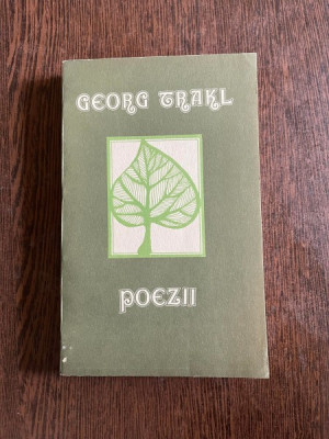 Georg Trakl - Poezii foto