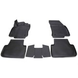 Covorase Auto Cauciuc Tip Tavita VW Tiguan 2 2015-2024 + Protectie Tunel Spate ALM