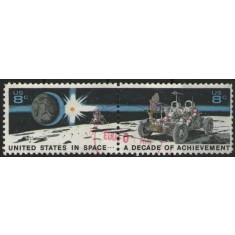 Statele Unite 1971 - &icirc;n spațiu - o decadă de realizări, serie stampilata