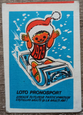 Calendar Loto Pronosport 1979 foto