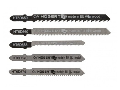 P&amp;acirc;nză de Fierăstrău pentru Lemn și Metal - Set 5 Bucăți foto