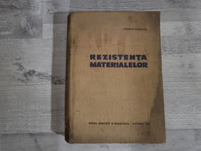 Rezistenta materialelor de Gheorghe Buzdugan foto