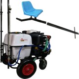 Cumpara ieftin Atomizor profesional pe roti, Gardelina - BSR 100 Trailer - duze ceramice, bazin 100L, rola furtun 25m, Jet 25 bar