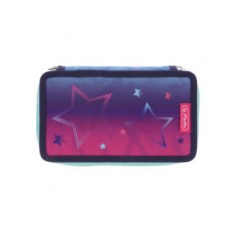 Penar echipat 2 compartimente 23 piese, Motiv Pink Stars Herlitz foto