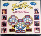 Various &lrm;&ndash; Jackpop &#039;90 - Die Super Serie Mit Hits Aus 10 Jahren NM / VG+ dublu cd pop rock dance CBS Germania 1990