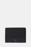 HUGO portofel de piele culoarea negru, 50548763