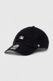 47brand șapcă culoarea negru, cu imprimeu, 47 Brand