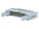 Mufă IDC tată 20 pini cu ejector pentru cablu-bandă 1,27mm, CONNFLY