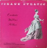 Disc vinil, LP. Overtures. Waltzes. Polkas-Johann Strauss, Graz Philharmonic Orchestra, Clasica