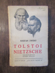 STEFAN ZWEIG - TOLSTOI NIETZSCHE foto