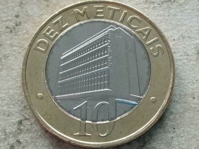 MOZAMBIC-10 METICAIS 2006 foto