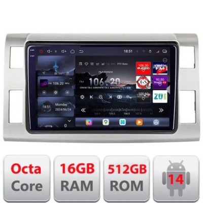 Navigatie Toyota Estima intre anii 2006-2013 Android radio gps internet 8 core QLED 2K 16+512 360 Edotec CarStore Technology foto