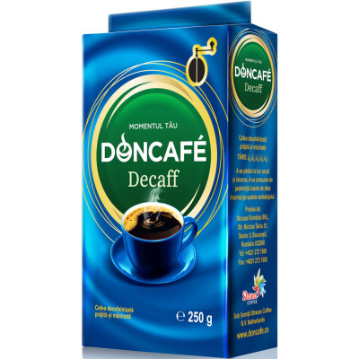 Cafea Macinata Doncafe Decaff, 250g, Cafea, Cafea fara Cofeina, Cafea Decofenizata, Cafea Macinata Decofenizata, Cafea Doncafe Decofenizata, Cafea Dec foto