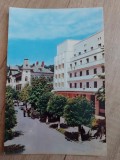 CPIB 23036 CARTE POSTALA - GOVORA. B-DUL TUDOR VLADIMIRESCU, RPR, CIRCULATA, 1961, STAMPILE, TIMBRU, Fotografie