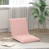 vidaXL Scaun de podea Roz 54 x 64 x 59 cm Tarfă de oaie 42028114