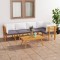 vidaXL Set mobilier de grădină cu perne, 6 piese, lemn masiv acacia 3087027