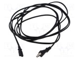 Cablu 2x0,75mm2 IEC C7 mamă JIS 8303 PVC 5m negru 7A LIAN DUNG