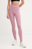 EA7 Emporio Armani leggins de antrenament culoarea negru, uni, AF12625.7W000232