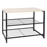Cumpara ieftin Pantofar negru natur Tadeo 60x30x44 cm